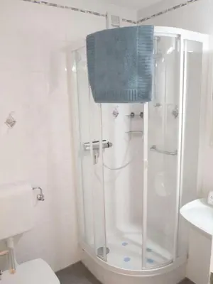 Ein Badezimmer in der Unterkunft Ferienwohnung GrünWald
