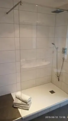 Ein Badezimmer in der Unterkunft Haus Harzland