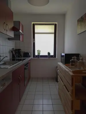 Küche/Küchenzeile in der Unterkunft Ferienwohnung Naturnah