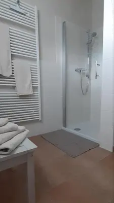 Ein Badezimmer in der Unterkunft Walpurga