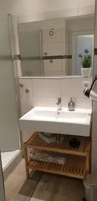 Ein Badezimmer in der Unterkunft Hahnenklee Ferienpark 7-611