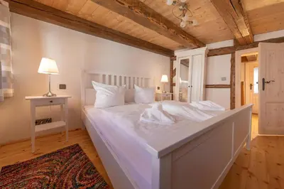 Ein Bett oder Betten in einem Zimmer der Unterkunft Villa-Duck-Dich 27