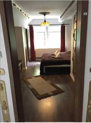 Ein Bett oder Betten in einem Zimmer der Unterkunft Königreich Romkerhall
