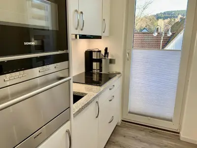 Küche/Küchenzeile in der Unterkunft 4-Sterne Premiumferienwohnung Köhnke 2 - [#122257]