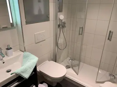 Ein Badezimmer in der Unterkunft 4-Sterne Premiumferienwohnung Köhnke 3 - [#122258]