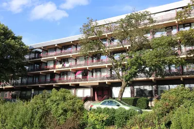 Das Gebäude in dem sich die Ferienwohnung befindet
