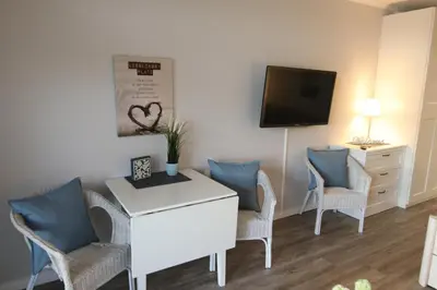 TV/Unterhaltungsangebot in der Unterkunft Seaside Appartement 341 Vier Jahreszeiten