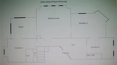 Grundriss der Unterkunft Haus Gertrud