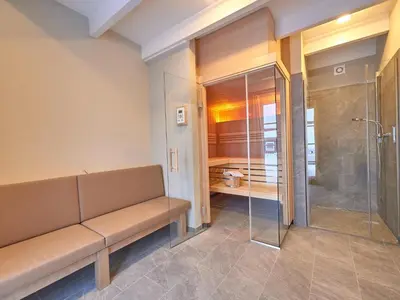 Ein Badezimmer in der Unterkunft Ferienhäuser im Torfhaus Harzresort, Torfhaus