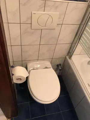 Ein Badezimmer in der Unterkunft Ferienwohnungen Kolsdorf A