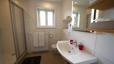 Ein Badezimmer in der Unterkunft Hotel Johannishof