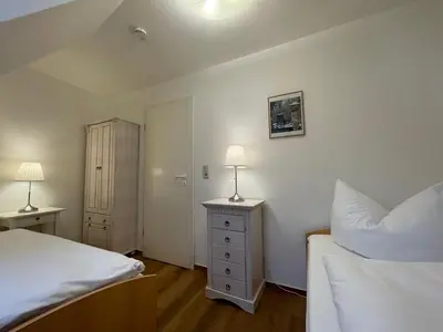 Ein Bett oder Betten in einem Zimmer der Unterkunft Apartment mit Balkon No4