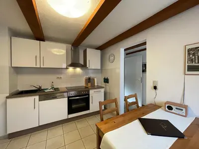 Küche/Küchenzeile in der Unterkunft Apartment mit Balkon No5