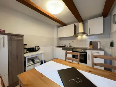 Küche/Küchenzeile in der Unterkunft Apartment mit Balkon No5