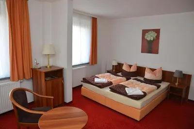Ein Bett oder Betten in einem Zimmer der Unterkunft Haus Sankt Florian