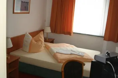 Ein Bett oder Betten in einem Zimmer der Unterkunft Haus Sankt Florian