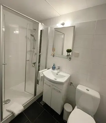 Ein Badezimmer in der Unterkunft Appartement Anne