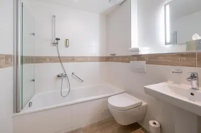 Ein Badezimmer in der Unterkunft Harzhotel Zum Prinzen
