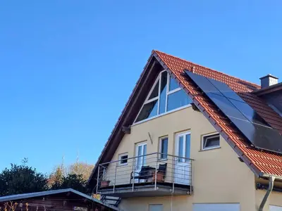 Das Gebäude in dem sich die Ferienwohnung befindet