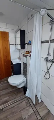 Ein Badezimmer in der Unterkunft Landhaus Kathrin
