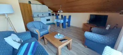 Küche/Küchenzeile in der Unterkunft Landhaus Kathrin