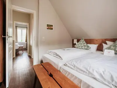 Ein Bett oder Betten in einem Zimmer der Unterkunft Ferienhaus in Schierke for 8 Personen