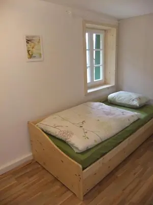 Ein Bett oder Betten in einem Zimmer der Unterkunft HausJägerborn
