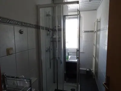 Ein Badezimmer in der Unterkunft Ferienwohnung Kerstin