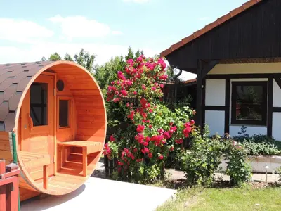 Ein Garten an der Unterkunft Ferienhaus Weinberg