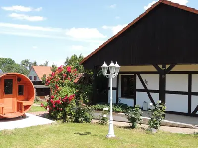 Ein Garten an der Unterkunft Ferienhaus Weinberg