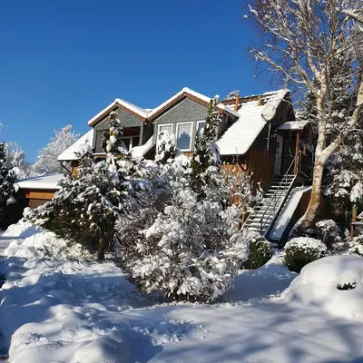 Schau ins Land im Winter