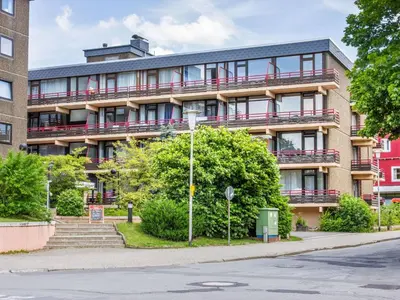 Das Gebäude in dem sich die Ferienwohnung befindet