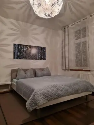 Ein Bett oder Betten in einem Zimmer der Unterkunft Ferienwohnung Harzurlaub-Schierke