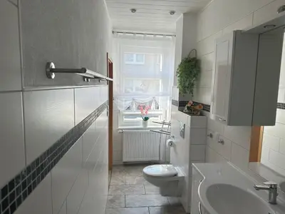 Ein Badezimmer in der Unterkunft Ferienwohnung Hosang