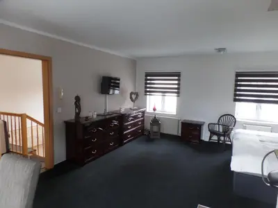 Ein Bett oder Betten in einem Zimmer der Unterkunft Hexensprung 2