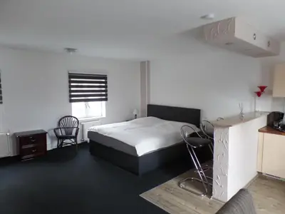 Ein Bett oder Betten in einem Zimmer der Unterkunft Hexensprung 2