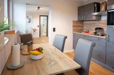 Küche/Küchenzeile in der Unterkunft Chalet Bergzeit Studio 2