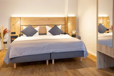 Ein Bett oder Betten in einem Zimmer der Unterkunft Chalet Bergzeit Studio 2