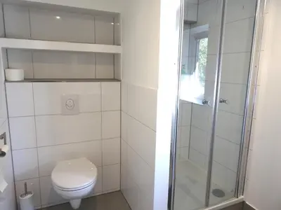 Ein Badezimmer in der Unterkunft Ferienwohnung Wasserkunst