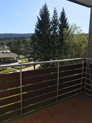 Ein Balkon oder eine Terrasse in der Unterkunft Frau Holle