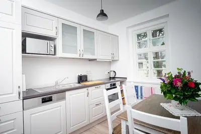 Küche/Küchenzeile in der Unterkunft Altstadt Apartment
