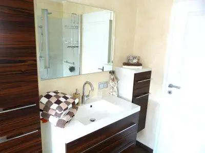 Ein Badezimmer in der Unterkunft Ferienwohnung Wiskow in Goslar
