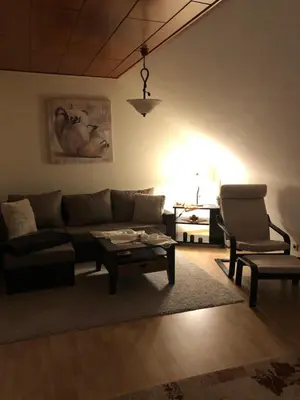 Ein Sitzbereich in der Unterkunft Ferienwohnung Wiskow in Goslar