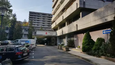Das Gebäude in dem sich die Ferienwohnung befindet