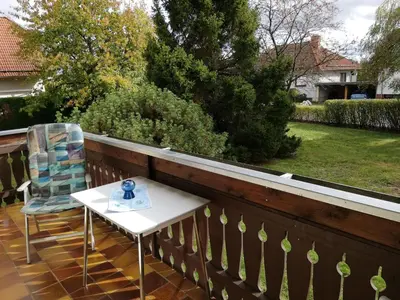 Ein Garten an der Unterkunft Appartment Harzallerliebst