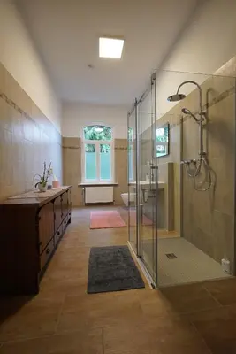 Ein Badezimmer in der Unterkunft Ferienhaus Clorinda