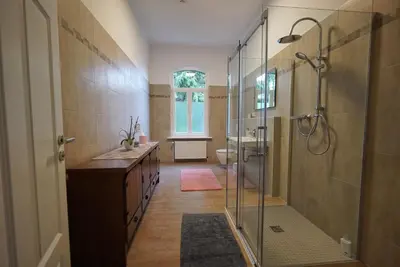 Ein Badezimmer in der Unterkunft Ferienhaus Clorinda