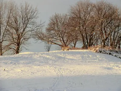 Ferienwohnung Fernblick im Winter
