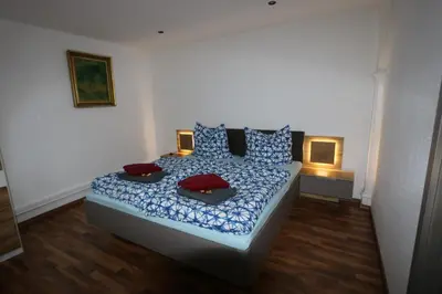 Ein Bett oder Betten in einem Zimmer der Unterkunft Ferienwohnung Both