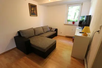 Ein Sitzbereich in der Unterkunft Ferienwohnung Both